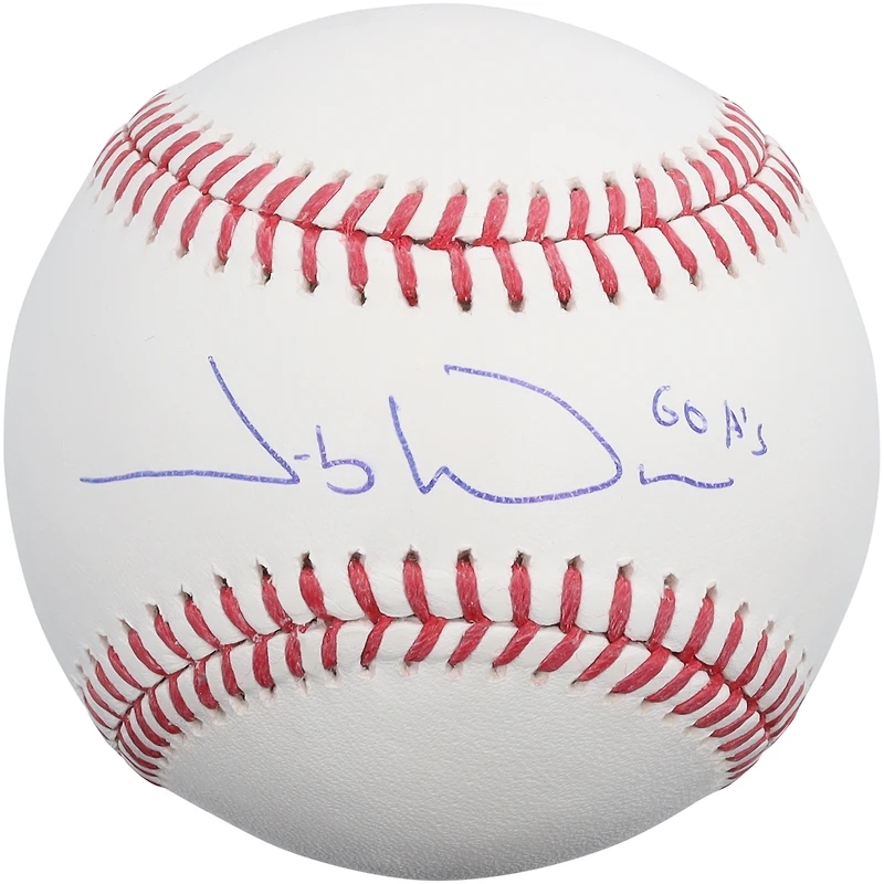 Jacob Wilson Athletics Autographed Baseball with "Go A's" Inscription
