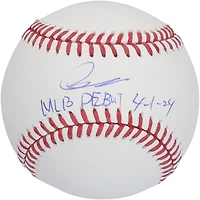 Shota Imanaga Chicago Cubs Autographed Baseball with "MLB Debut 4-1-24" Inscription
