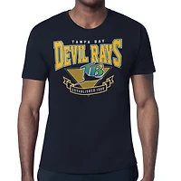 Men's Starter Black Tampa Bay Rays ‘80s Inspired T-Shirt