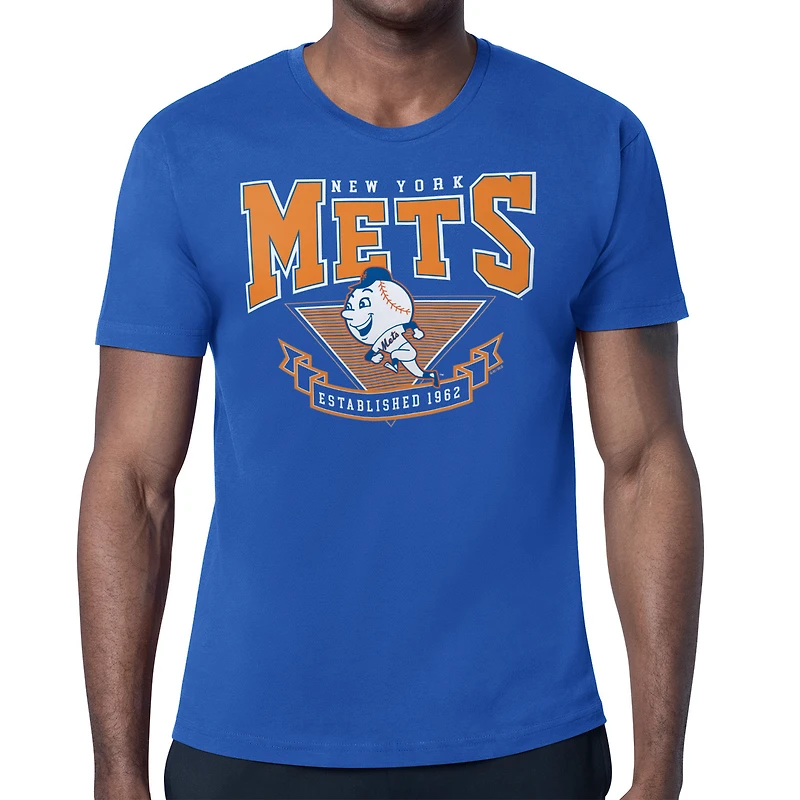 Men's Starter Royal New York Mets ‘80s Inspired T-Shirt