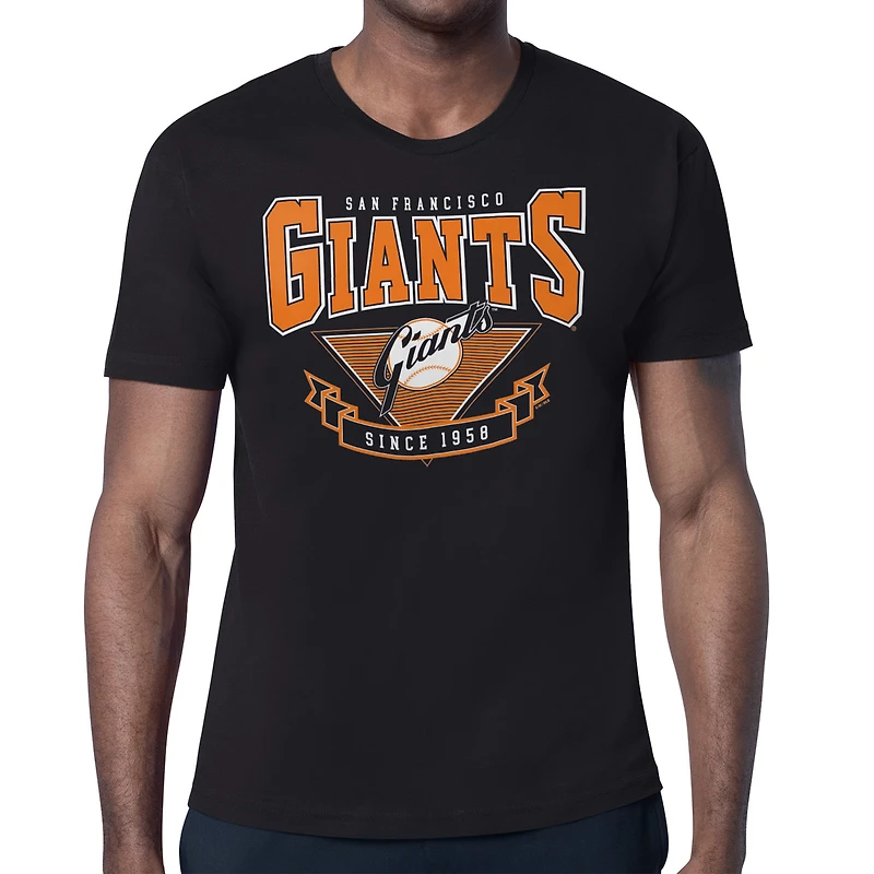 Men's Starter Black San Francisco Giants ‘80s Inspired T-Shirt