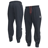 Men's Under Armour Navy Navy Midshipmen 250th Anniversary Uniform Sideline Collection Unstoppable Fleece Jogger Pants