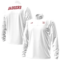 Men's Under Armour Wisconsin Badgers 1980 Throwback Game Quarter-Zip Sweatshirt