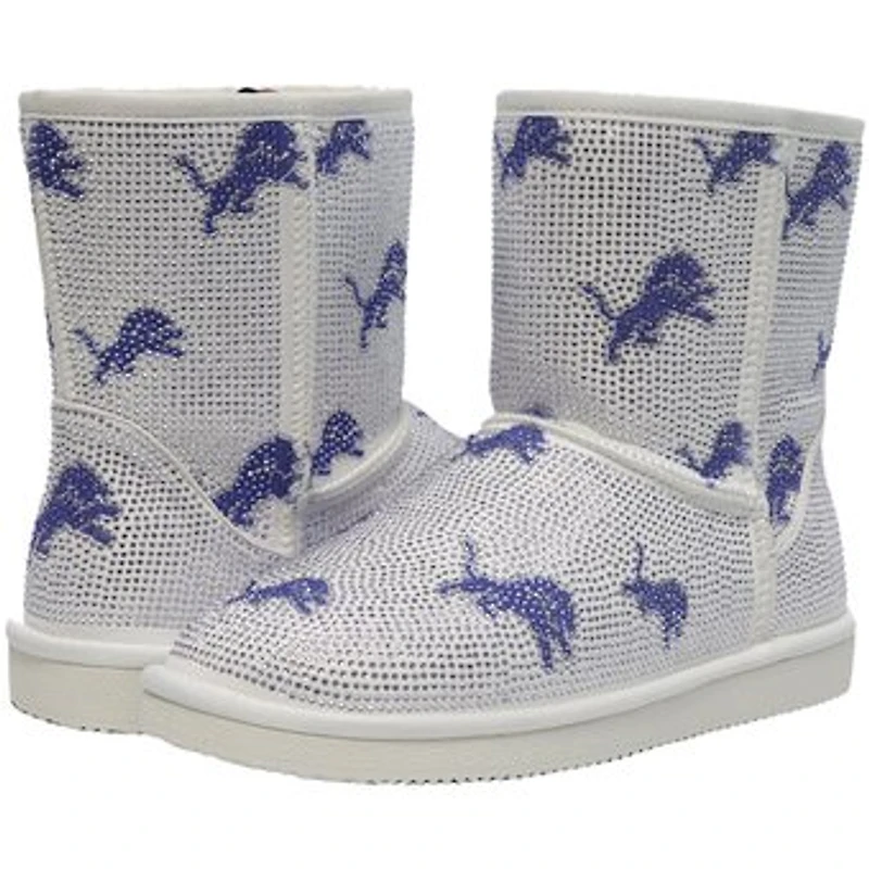 Women's Cuce Detroit Lions Logo Pull on Ankle Boots