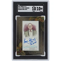 Ernie Johnson Autographed 2016 Topps Allen & Ginter Mini Framed #AGA-EJ SGC Authenticated 10/10 Card