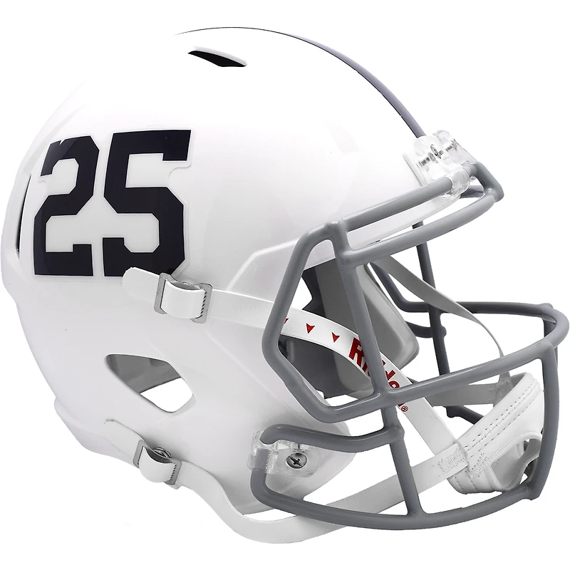 Penn State Nittany Lions Riddell White #25 Speed Full-Size Replica Football Helmet