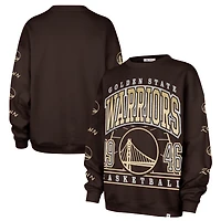 Women's '47  Brown Golden State Warriors 2025/26 City Edition Go Big Oversized Sweatshirt
