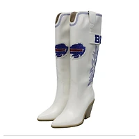 Women's Cuce  White Buffalo Bills Knee High Cowboy Boots