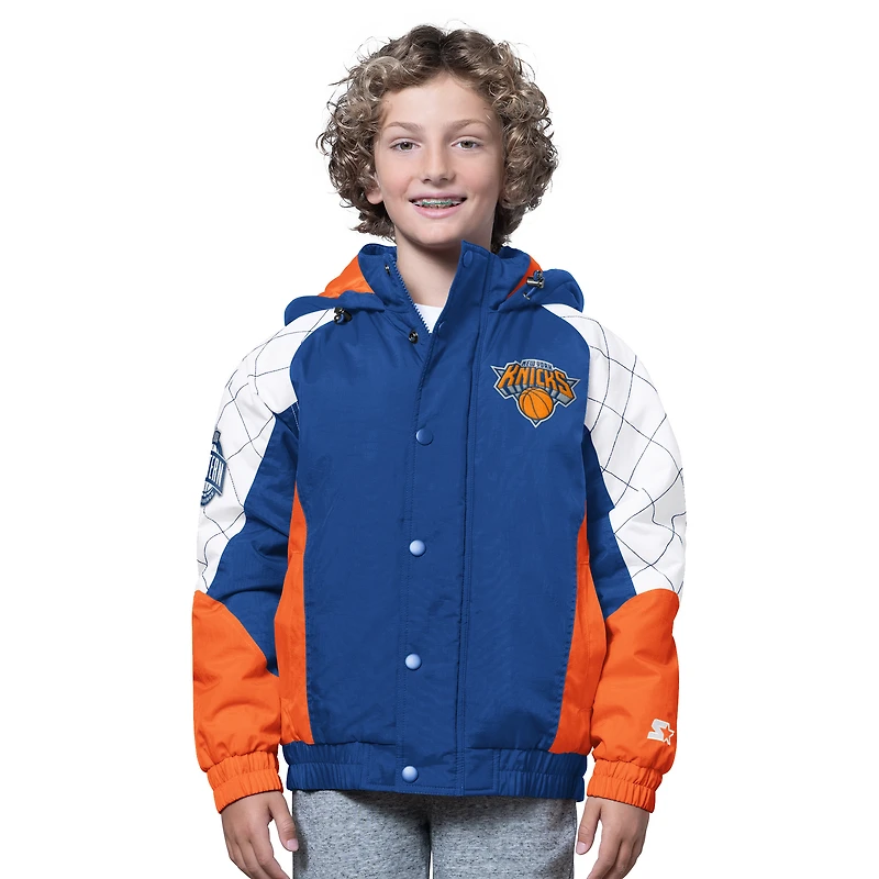 Youth Starter  Blue/Orange New York Knicks All Time Pro Jr. Full-Zip Jacket