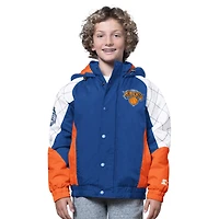 Youth Starter  Blue/Orange New York Knicks All Time Pro Jr. Full-Zip Jacket
