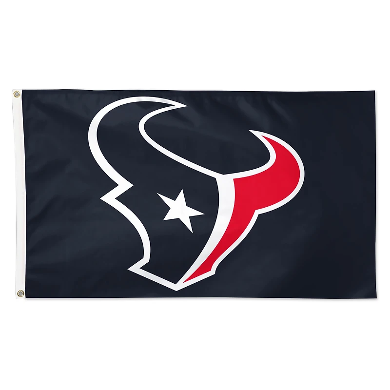 WinCraft Houston Texans 3' x 5' Logo Single-Sided Deluxe Flag