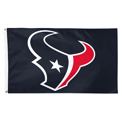 WinCraft Houston Texans 3' x 5' Logo Single-Sided Deluxe Flag