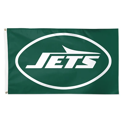 WinCraft New York Jets 3' x 5' Logo Single-Sided Deluxe Flag