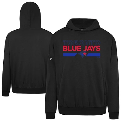 Men's Levelwear Black Toronto Blue Jays City Connect Contact No Hitter Pullover Hoodie