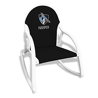 Chad & Jake Johns Hopkins Blue Jays Children's Personalized Rocking Chair