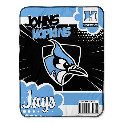 Chad & Jake Johns Hopkins Blue Jays 30" x 40" Comic Theme Baby Blanket