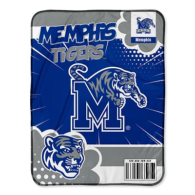 Chad & Jake Memphis Tigers 30" x 40" Comic Theme Baby Blanket