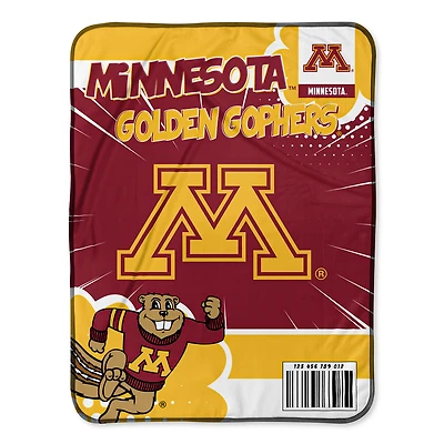 Chad & Jake Minnesota Golden Gophers 30" x 40" Comic Theme Baby Blanket