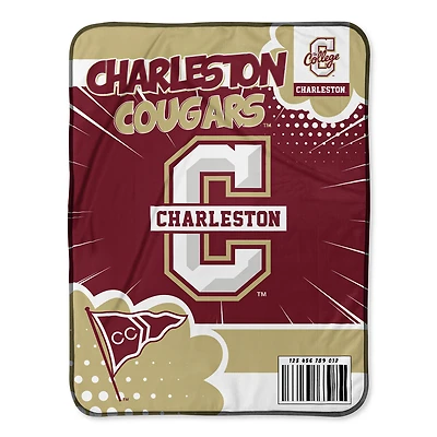 Chad & Jake Charleston Cougars 30" x 40" Comic Theme Baby Blanket
