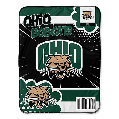 Chad & Jake Ohio Bobcats 30" x 40" Comic Theme Baby Blanket