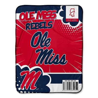 Chad & Jake Ole Miss Rebels 30" x 40" Comic Theme Baby Blanket
