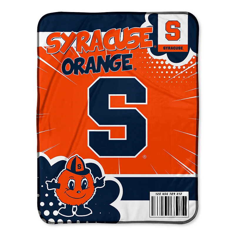 Chad & Jake Syracuse Orange 30" x 40" Comic Theme Baby Blanket