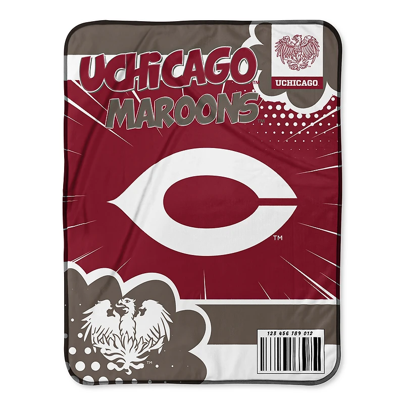 Chad & Jake UChicago Maroons 30" x 40" Comic Theme Baby Blanket