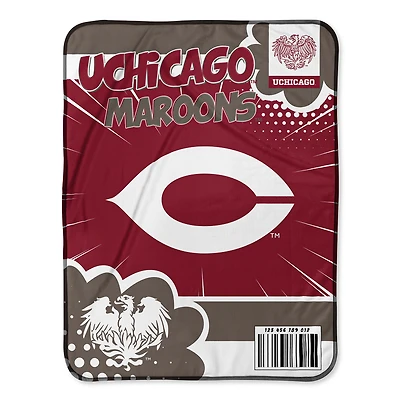 Chad & Jake UChicago Maroons 30" x 40" Comic Theme Baby Blanket