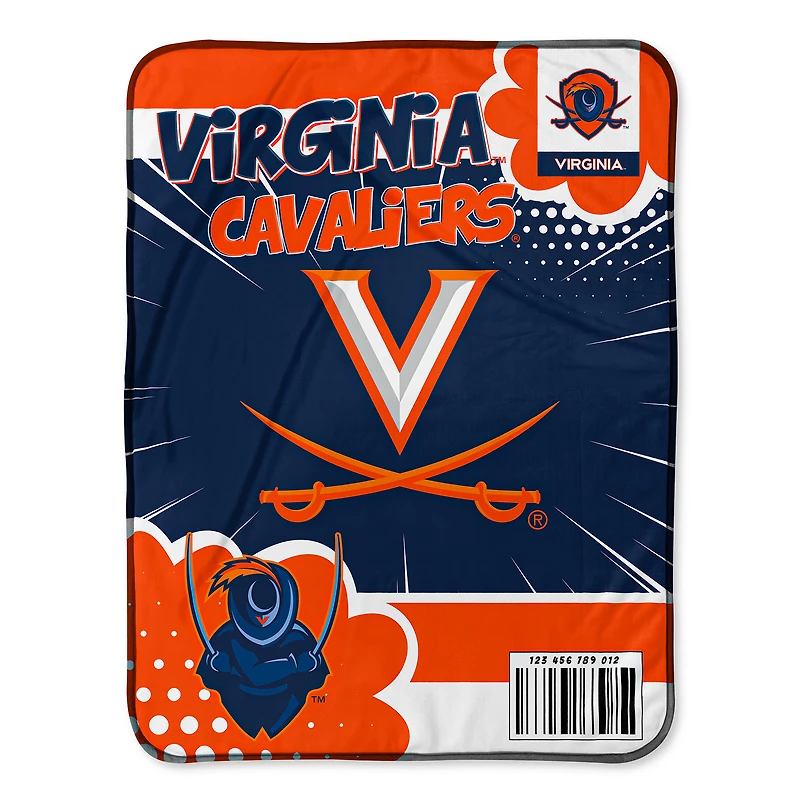 Chad & Jake Virginia Cavaliers 30" x 40" Comic Theme Baby Blanket