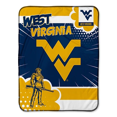 Chad & Jake West Virginia Mountaineers 30" x 40" Comic Theme Baby Blanket