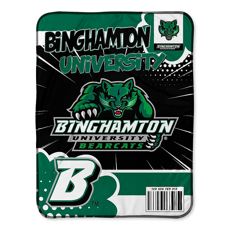 Chad & Jake Binghamton Bearcats 30" x 40" Comic Theme Baby Blanket