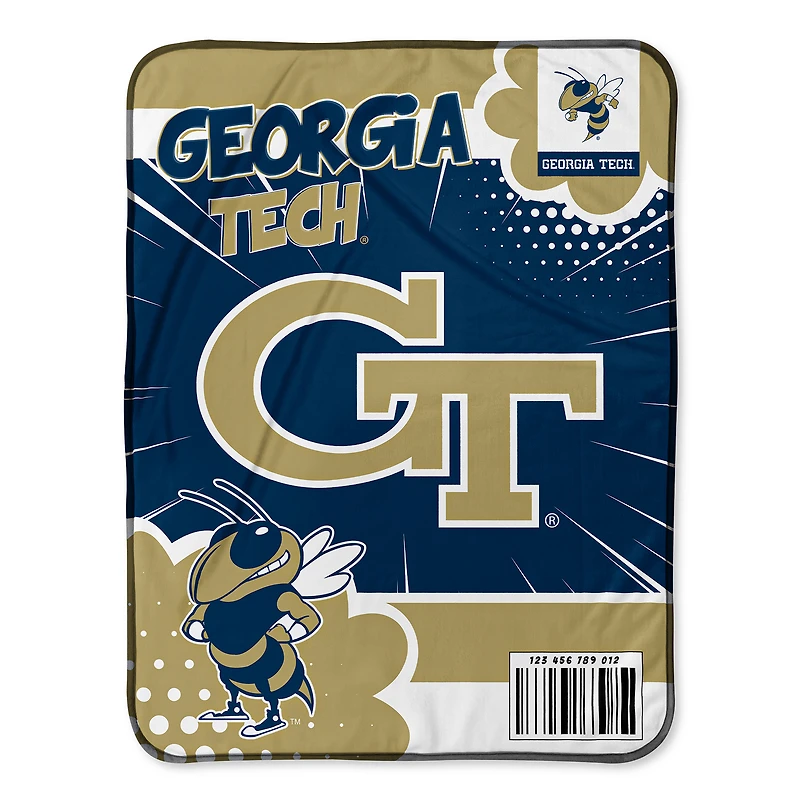 Chad & Jake Georgia Tech Yellow Jackets 30" x 40" Comic Theme Baby Blanket