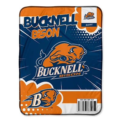 Chad & Jake Bucknell Bison 30" x 40" Comic Theme Baby Blanket