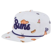 Men's New Era White Phoenix Suns Team Cheer Rope 19TWENTY Adjustable Hat