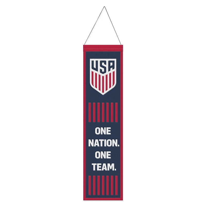 WinCraft USA Soccer Wool Primary Logo Banner