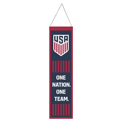 WinCraft USA Soccer Wool Primary Logo Banner