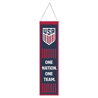 WinCraft USA Soccer Wool Primary Logo Banner