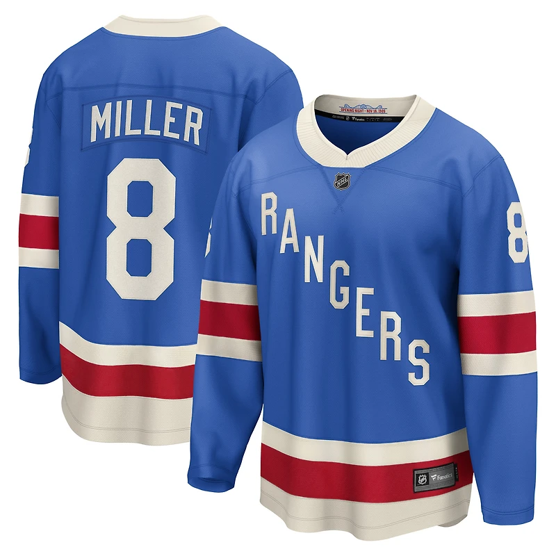 Men's Fanatics J.T. Miller Blue New York Rangers Centennial Breakaway Jersey