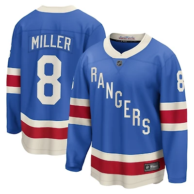 Men's Fanatics J.T. Miller Blue New York Rangers Centennial Breakaway Jersey