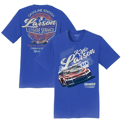 Men's Hendrick Motorsports Team Collection  Royal Kyle Larson Valvoline Car T-Shirt