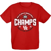 Youth Blue 84 Red Houston Cougars 2025 Big 12 Men's Basketball Conference Tournament Champions T-Shirt
