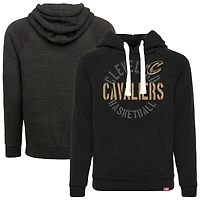 Youth Sportiqe  Black Cleveland Cavaliers  Olsen Tri-Blend Pullover Hoodie