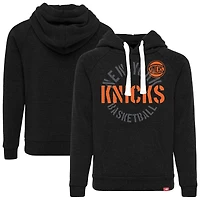 Youth Sportiqe  Black New York Knicks  Olsen Tri-Blend Pullover Hoodie