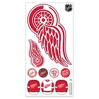 Detroit Red Wings Repositionable Team Logo Wall Decal Set