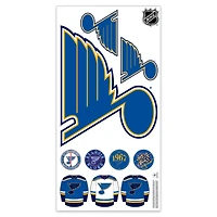St. Louis Blues Repositionable Team Logo Wall Decal Set