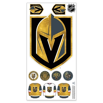 Vegas Golden Knights Repositionable Team Logo Wall Decal Set