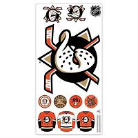 Anaheim Ducks Repositionable Team Logo Wall Decal Set