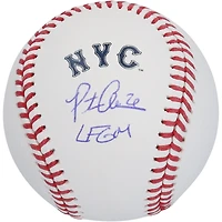 Pete Alonso New York Mets Autographed 2024 City Connect Logo Baseball with "LFGM!" Inscription
