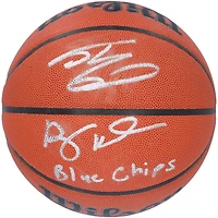 Shaquille O'Neal & Penny Hardaway Orlando Magic Autographed Wilson Authentic Series Indoor/Outdoor Basketball with "Blue Chips" Inscription
