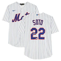 Juan Soto New York Mets Autographed White Nike Replica Jersey